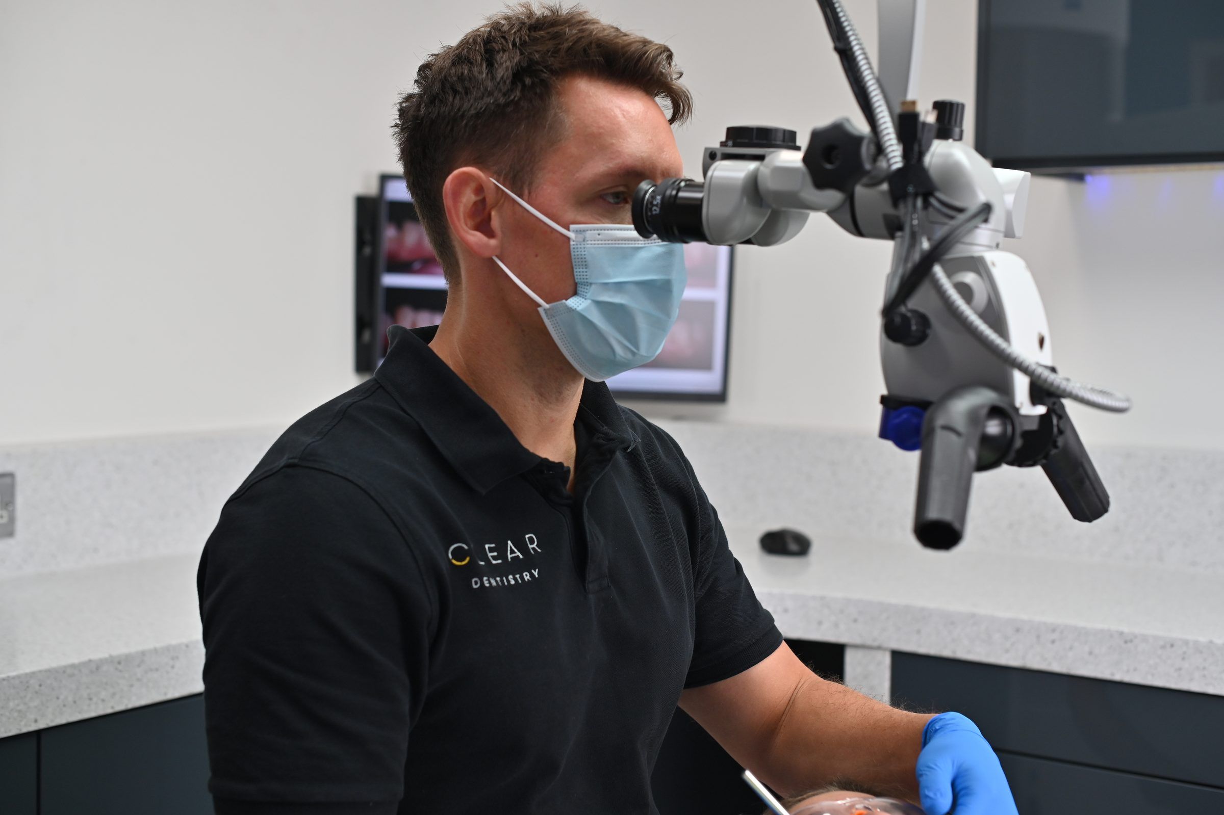 Magnified view for precise root canal and restorative work