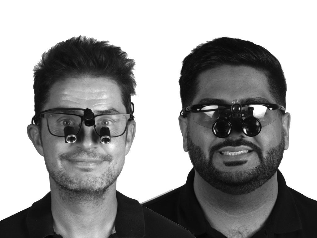 Dr Luke Hutchings and Dr Nirvan Hakiminejad